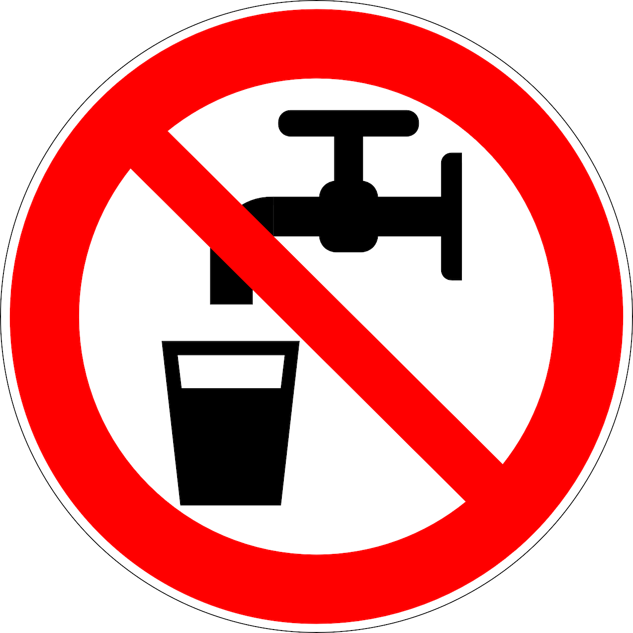 kein Trinkwasser